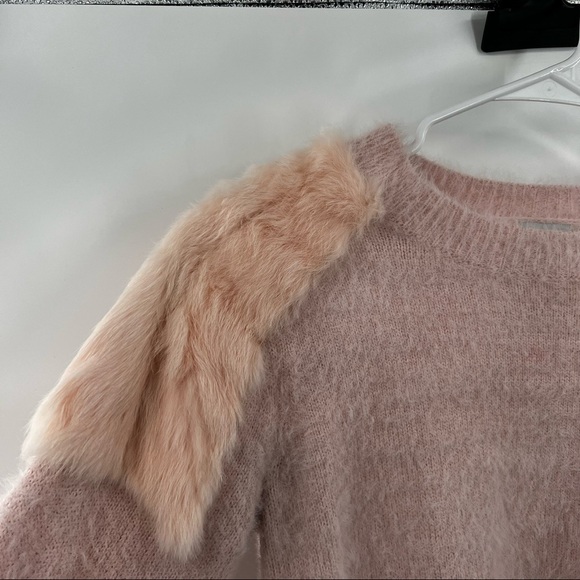 static pink long sleeve sweater blouse top size - Picture 4 of 12